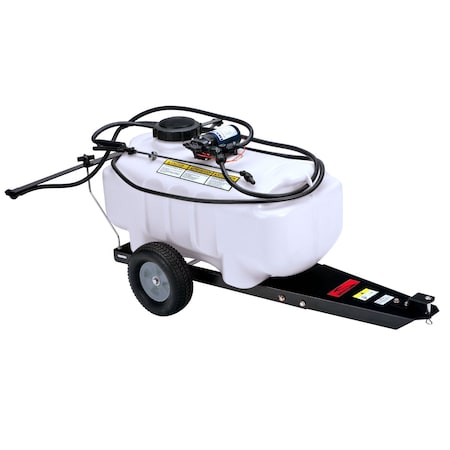 Brinly 25 gal Tow Behind Sprayer, 52 in L Wand ST-251BH